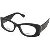 MAX&Co. MO5184 001 | Occhiali da Vista Graduati | Plastica | Ovali / Ellittici | Nero | Adrialenti