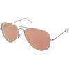 Ray-Ban Aviator Large Metal RB3025 - 019/Z2 | Occhiali da Sole Graduati o Non Graduati | Prova Online | Unisex | Metallo | Pilot | Argento | Adrialenti