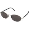 Persol Ida PO1018S 518/B1 | Occhiali da Sole Graduati o Non Graduati | Prova Online | Unisex | Metallo | Ovali / Ellittici | Argento | Adrialenti