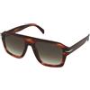 David Beckham DB 7127/S EX4/9K | Occhiali da Sole Graduati o Non Graduati | Plastica | Quadrati | Marrone, Havana | Adrialenti