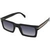 David Beckham DB 7126/S 2M2/1V | Occhiali da Sole Graduati o Non Graduati | Prova Online | Plastica | Rettangolari | Nero | Adrialenti
