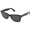 Ray-Ban Wayfarer RB2140 - 902 | Occhiali da Sole Graduati o Non Graduati | Prova Online | Unisex | Plastica | Quadrati | Marrone, Havana | Adrialenti