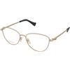 Gucci GG1595O 001 | Occhiali da Vista Graduati | Prova Online | Metallo | Cat Eye | Oro | Adrialenti