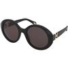 Chloe CH0332S 001 | Occhiali da Sole Graduati o Non Graduati | Prova Online | Plastica | Tondi | Nero | Adrialenti