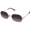 Chloe CH0231S 001 | Occhiali da Sole Graduati o Non Graduati | Prova Online | Metallo | Quadrati | Oro | Adrialenti