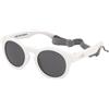 Crullé Kids Toddler Rainbow C30 | Occhiali per Bambini | Prova Online | Unisex | Plastica | Tondi | Bianco | Adrialenti
