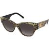 Dolce & Gabbana DG4449 3163/8G | Occhiali da Sole Graduati o Non Graduati | Prova Online | Plastica | Cat Eye | Marrone, Havana | Adrialenti