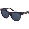 Burberry BE4418 4120/80 | Occhiali da Sole Graduati o Non Graduati | Prova Online | Plastica | Quadrati | Blu | Adrialenti