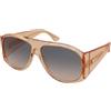 Chloe CH0347S 006 | Occhiali da Sole Graduati o Non Graduati | Prova Online | Plastica | Pilot | Arancio, Trasparente | Adrialenti
