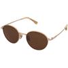 Kimikado Titanium Aki/S C1 | Occhiali da Sole Graduati o Non Graduati | Prova Online | Unisex | Titanio | Tondi | Oro rosa | Adrialenti