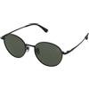 Kimikado Titanium Aki/S C4 | Occhiali da Sole Graduati o Non Graduati | Prova Online | Unisex | Titanio | Tondi | Nero | Adrialenti