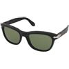 Persol PO0086S 95/4E | Occhiali da Sole Graduati o Non Graduati | Prova Online | Unisex | Plastica | Quadrati | Nero, Argento | Adrialenti