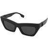 Burberry BE4405 4093/87 | Occhiali da Sole Graduati o Non Graduati | Prova Online | Plastica | Cat Eye | Nero | Adrialenti