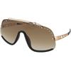 Carrera Flaglab 16 FG4/86 | Occhiali da Sole Graduati o Non Graduati | Prova Online | Unisex | Metallo | Mascherina | Nero, Oro | Adrialenti