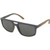 Emporio Armani EA4248U 6261/6G | Occhiali da Sole Graduati o Non Graduati | Prova Online | Plastica | Quadrati | Grigio | Adrialenti