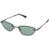 Emporio Armani EA2158 3003/2 | Occhiali da Sole Graduati o Non Graduati | Prova Online | Metallo | Cat Eye | Rutenio | Adrialenti
