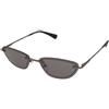 Emporio Armani EA2158 3003/1 | Occhiali da Sole Graduati o Non Graduati | Prova Online | Metallo | Cat Eye | Rutenio | Adrialenti