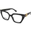 Dsquared2 D2 0186 807 | Occhiali da Vista Graduati | Prova Online | Plastica | Cat Eye | Nero | Adrialenti