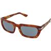 Persol PO3367S 106/56 | Occhiali da Sole Graduati o Non Graduati | Prova Online | Unisex | Plastica | Rettangolari | Marrone, Havana | Adrialenti