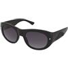 Dsquared2 Icon 0028/S 807/9O | Occhiali da Sole Graduati o Non Graduati | Plastica | Quadrati | Nero | Adrialenti