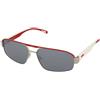 Hugo by Hugo Boss Hugo Boss HG 1368/S KWX/T4 | Occhiali da Sole Graduati o Non Graduati | Prova Online | Metallo | Quadrati | Rosso, Argento | Adrialenti