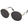 Burberry BE3127D 1109/87 | Occhiali da Sole Graduati o Non Graduati | Prova Online | Metallo | Tondi | Nero | Adrialenti