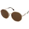 Burberry BE3127D 1109/73 | Occhiali da Sole Graduati o Non Graduati | Prova Online | Metallo | Tondi | Marrone, Oro | Adrialenti