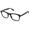 Saint Laurent SL 811 002 | Occhiali da Vista Graduati | Prova Online | Unisex | Plastica | Quadrati | Marrone, Havana | Adrialenti