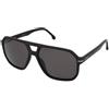 Carrera Carrera 302/S 003/M9 | Occhiali da Sole Graduati o Non Graduati | Prova Online | Plastica | Quadrati | Nero | Adrialenti