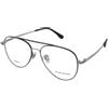 Kimikado Titanium Hiko-shi C5 | Occhiali da Vista Graduati | Prova Online | Unisex | Titanio | Pilot | Blu, Argento | Adrialenti