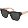Gucci GG1714S 006 | Occhiali da Sole Graduati o Non Graduati | Prova Online | Plastica | Quadrati | Nero | Adrialenti