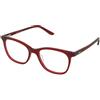 Crullé Kids Loving C2 | Occhiali per Bambini | Prova Online | Unisex | Plastica | Quadrati | Rosso, Trasparente | Adrialenti
