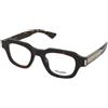 Saint Laurent SL 791 OPT 002 | Occhiali da Vista Graduati | Prova Online | Plastica | Quadrati | Marrone, Havana | Adrialenti