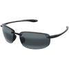 Maui Jim Hookipa 407-02 | Occhiali da Sole Graduati o Non Graduati | Prova Online | Unisex | Plastica | Rettangolari | Nero | Adrialenti