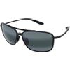 Maui Jim Kaupo Gap 437-02 | Occhiali da Sole Graduati o Non Graduati | Prova Online | Unisex | Plastica | Rettangolari | Nero | Adrialenti