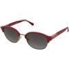 Kate Spade Jonae 2/F/S C9A/9O | Occhiali da Sole Graduati o Non Graduati | Prova Online | Metallo | Browline | Rosso, Trasparente, Oro rosa | Adrialenti