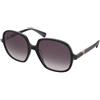 Max Mara Emme8 MM0036 05B | Occhiali da Sole Graduati o Non Graduati | Prova Online | Plastica | Quadrati | Nero | Adrialenti