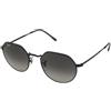 Ray-Ban Jack RB3565 002/71 | Occhiali da Sole Graduati o Non Graduati | Prova Online | Unisex | Metallo | Tondi | Nero | Adrialenti