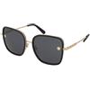 Versace VE2247D 1438/87 | Occhiali da Sole Graduati o Non Graduati | Prova Online | Metallo | Oversize | Nero, Oro | Adrialenti