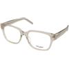 Saint Laurent SL M150 004 | Occhiali da Vista Graduati | Prova Online | Plastica | Quadrati | Trasparente | Adrialenti