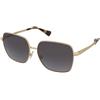 Ralph by Ralph Lauren Ralph RA4142 9004/T5 | Occhiali da Sole Graduati o Non Graduati | Prova Online | Metallo | Quadrati | Oro | Adrialenti