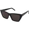 Saint Laurent SL 276 Mica 032 | Occhiali da Sole Graduati o Non Graduati | Prova Online | Plastica | Cat Eye, Ovali / Ellittici | Nero | Adrialenti