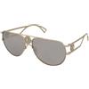 Versace VE2225 1252/6G | Occhiali da Sole Graduati o Non Graduati | Prova Online | Metallo | Pilot | Oro | Adrialenti