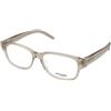 Saint Laurent SL M149 008 | Occhiali da Vista Graduati | Prova Online | Plastica | Quadrati | Trasparente | Adrialenti