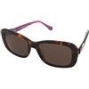 Love Moschino MOL060/S 05L/70 | Occhiali da Sole Graduati o Non Graduati | Plastica | Rettangolari | Marrone, Havana | Adrialenti