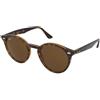 Ray-Ban RB2180 - 710/73 | Occhiali da Sole Graduati o Non Graduati | Prova Online | Unisex | Plastica | Tondi, Panthos | Marrone, Havana | Adrialenti