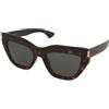 Saint Laurent SL 759 002 | Occhiali da Sole Graduati o Non Graduati | Prova Online | Plastica | Cat Eye | Marrone, Havana | Adrialenti