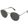 Ray-Ban RB3447 - 029 | Occhiali da Sole Graduati o Non Graduati | Prova Online | Unisex | Metallo | Tondi | Argento | Adrialenti