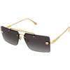 Versace VE2245 10028G | Occhiali da Sole Graduati o Non Graduati | Prova Online | Metallo | Rettangolari | Oro | Adrialenti