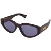Gucci GG1845SA 004 | Occhiali da Sole Graduati o Non Graduati | Prova Online | Plastica | Ovali / Ellittici | Viola | Adrialenti